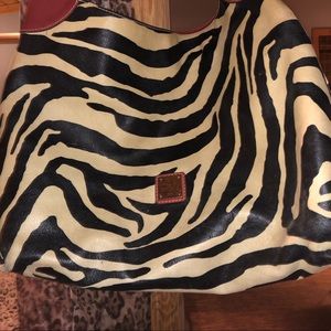 Dooney & Bourke Zebra hobo